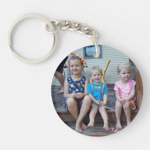 Schlüsselkette für Personalisiertes Foto Schlüsselanhänger