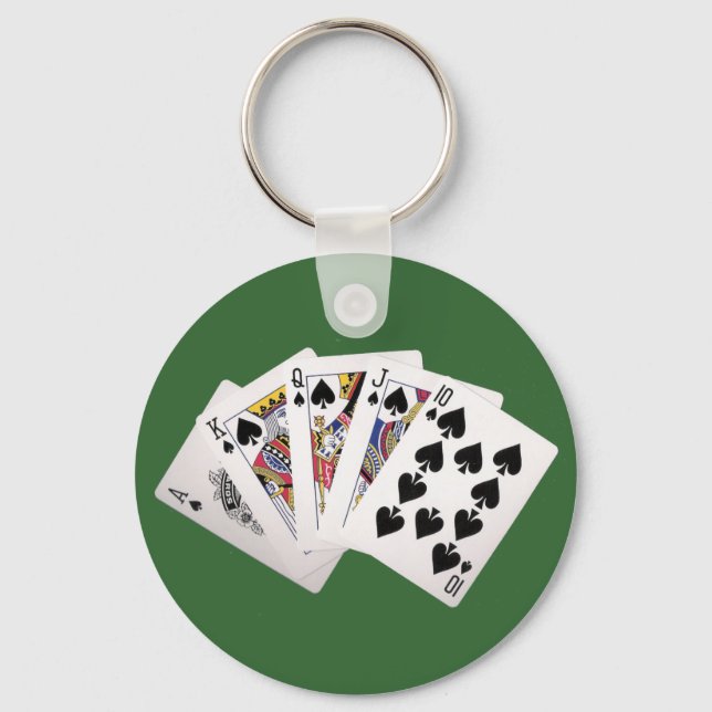 Schlüsselkette für Poker Schlüsselanhänger (Vorderseite)