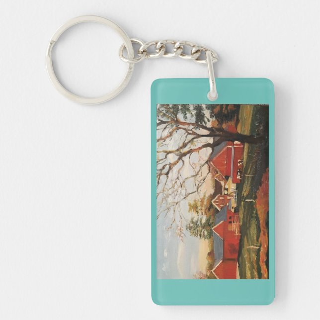 Schlüsselkette für Red Barn Schlüsselanhänger (Vorderseite)