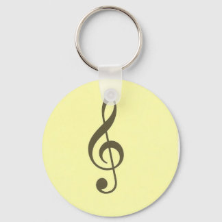 Schlüsselkette für Treble Clef Schlüsselanhänger