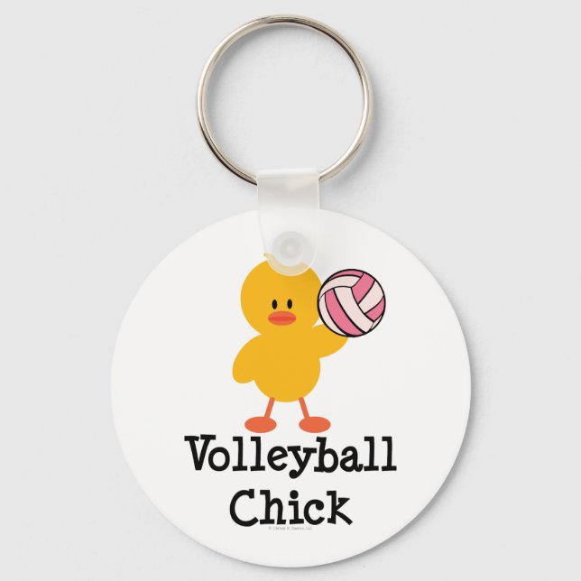 Schlüsselkette für Volleyball Schlüsselanhänger (Vorderseite)