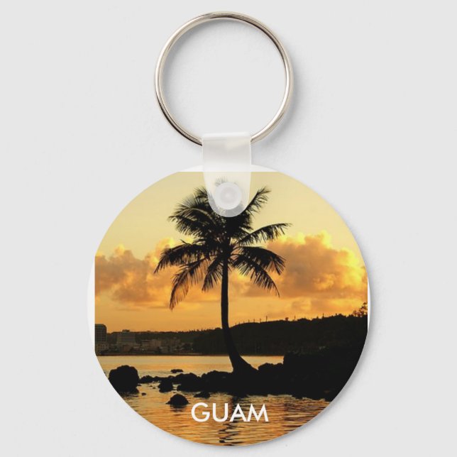 Schlüsselkette Guam Schlüsselanhänger (Vorderseite)