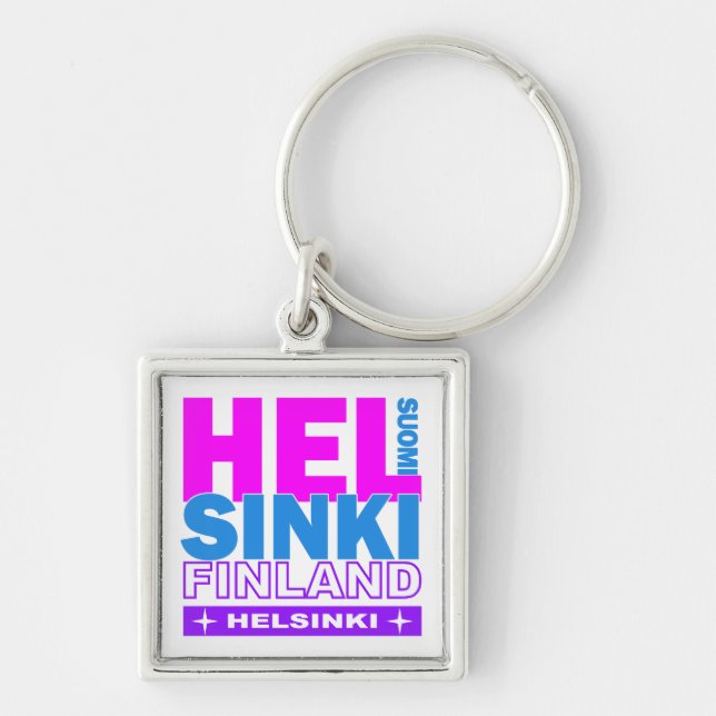 Schlüsselkette Helsinki Premium Schlüsselanhänger (Vorne)