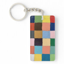 Schlüsselkette in Funky Squares