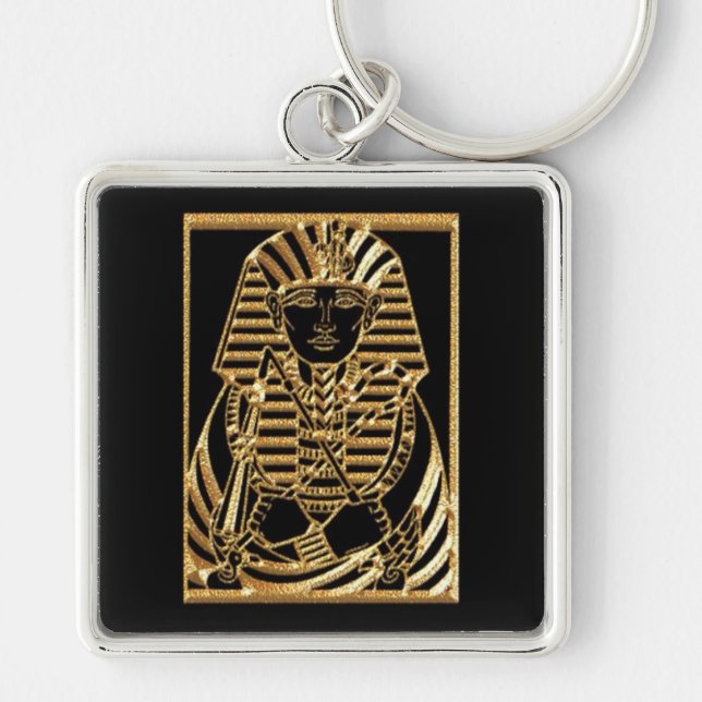 Schlüsselkette König-Tut Gold Egyptian Schlüsselanhänger (Vorne)