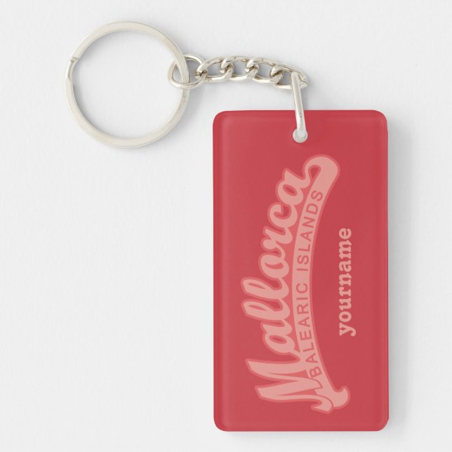 Schlüsselkette kundenspezifischen Monogramms Schlüsselanhänger (Vorderseite)