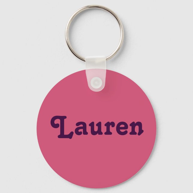 Schlüsselkette Lauren Schlüsselanhänger (Vorderseite)