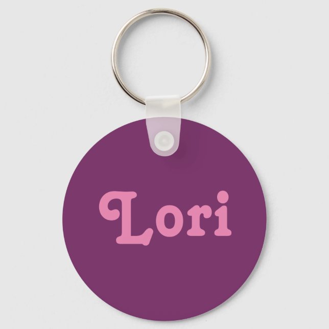 Schlüsselkette Lori Schlüsselanhänger (Vorderseite)