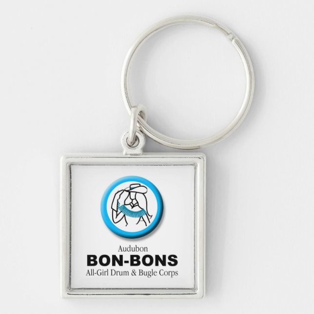 Schlüsselkette mit Bonbon-Logo Schlüsselanhänger (Vorne)