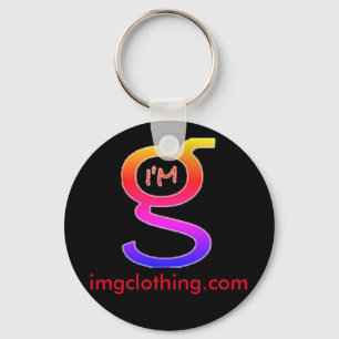 Schlüsselkette mit buntem Logo Schlüsselanhänger
