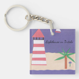 Schlüsselkette mit Leuchtturmdesign Schlüsselanhänger
