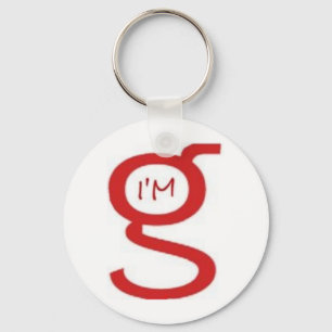 Schlüsselkette mit rotem Logo Schlüsselanhänger