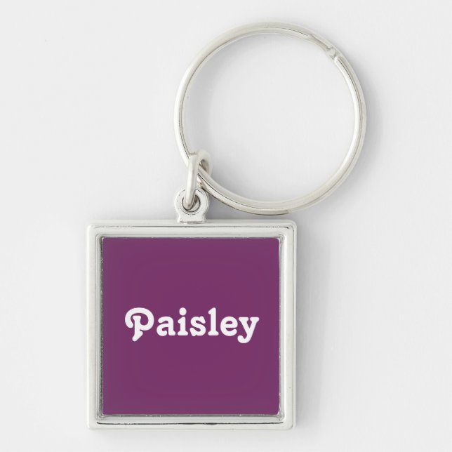Schlüsselkette Paisley Schlüsselanhänger (Vorne)