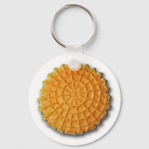 Schlüsselkette Pizzelle Cookie Schlüsselanhänger