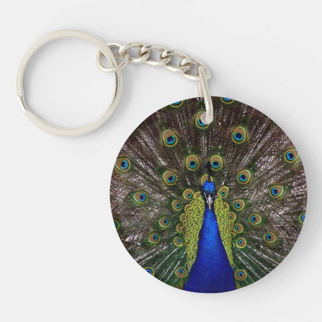 Schlüsselkette Proud Peacock Schlüsselanhänger (Vorderseite)