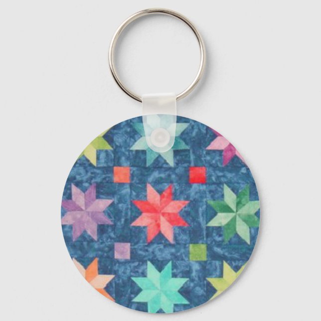 Schlüsselkette "Quilt Block 6" Schlüsselanhänger (Vorderseite)
