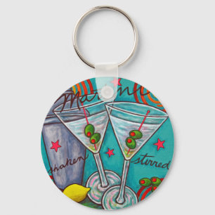 Schlüsselkette Retro Martini Schlüsselanhänger