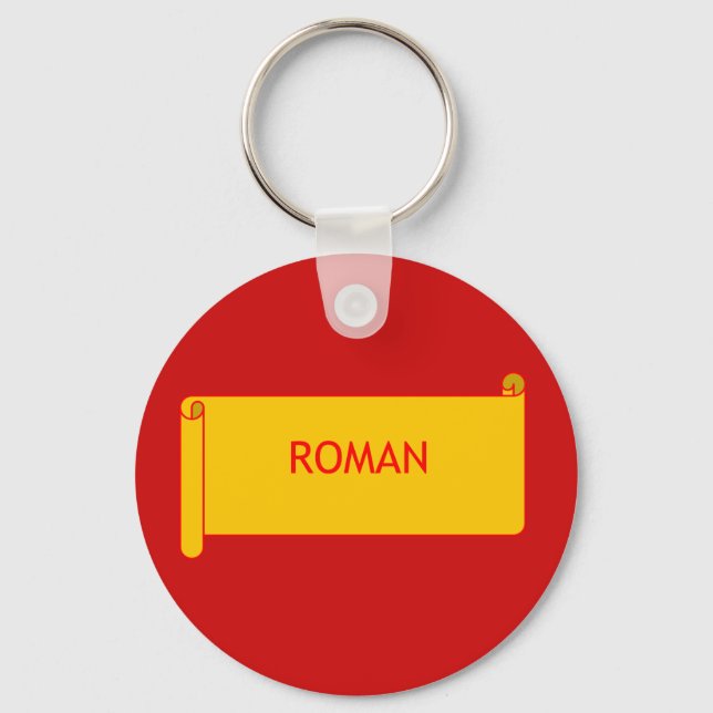Schlüsselkette "ROMAN" Schlüsselanhänger (Vorderseite)