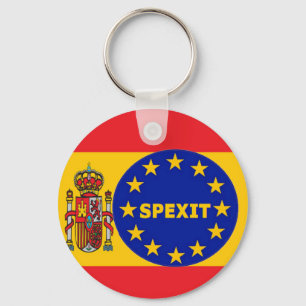Schlüsselkette Spanien Fahne EU-Auszeichnung Schlüsselanhänger