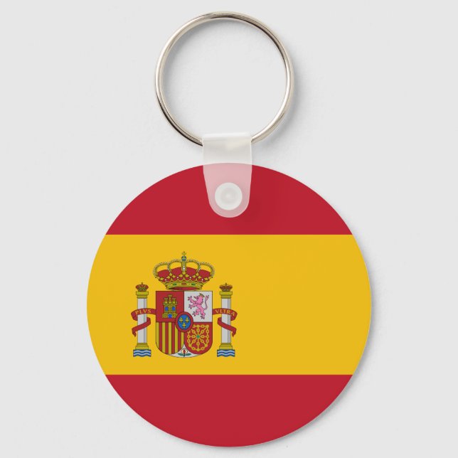 Schlüsselketten für die spanische Flagge Schlüsselanhänger (Vorderseite)