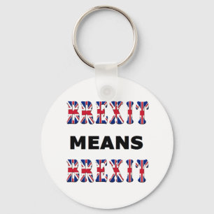 SchlüsselkettenBrexit bedeutet Brexit Schlüsselanhänger