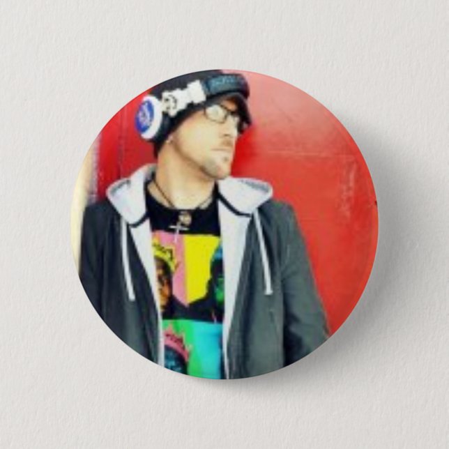 Schlüsselknopf DJ Justin Button (Vorderseite)