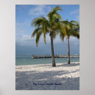Schlüssellargo-Florida-Strand Poster