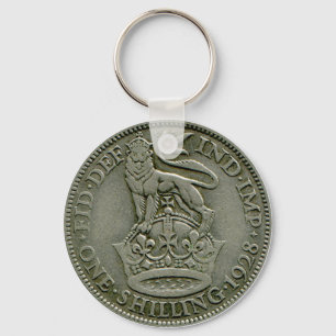 Schlüsselring des britischen Schillings 1928 Schlüsselanhänger
