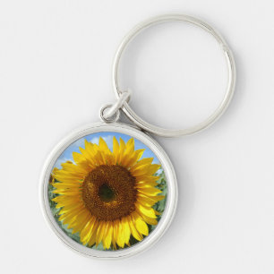 Schlüsselring für Sonnenblumen Schlüsselanhänger