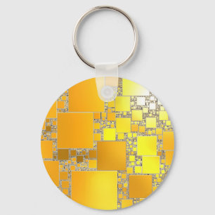 Schlüsselring Gelb und Orange Schlüsselanhänger