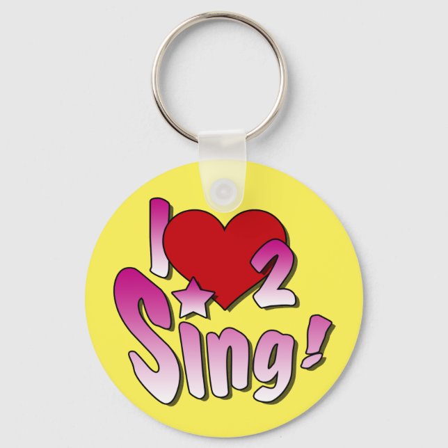 Schlüsselring singen schlüsselanhänger (Vorderseite)