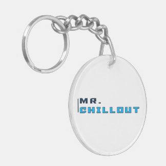 Schlüsselring-transparentes Logo Herr-Chillout Schlüsselanhänger