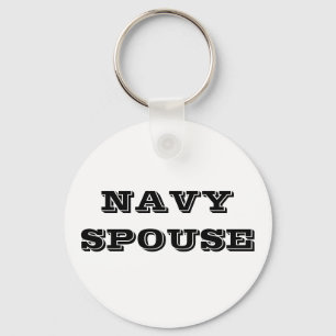 Schlüsselrolle als Navy-Ehefrau Schlüsselanhänger