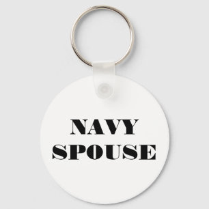 Schlüsselrolle als Navy-Ehefrau Schlüsselanhänger
