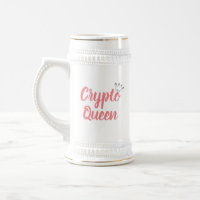 SchlüsselTasse königin-Chef-Damen-Cryptocurrency