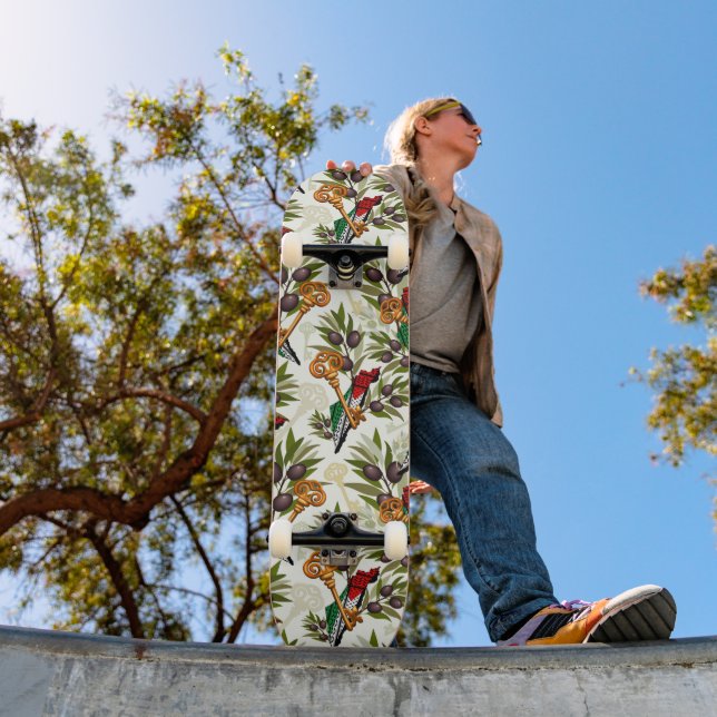Schlüsselzeichen des Rückkehrrechts Palästinas Skateboard (Außenbereich 1)