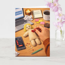 Schlussmachen ist schwer – Voodoo-Puppe mit schwar