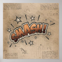 SCHMACH! Vintages Comic Buch Steampunk Pop Kunst