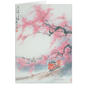 Schmal-mit der Eisenbahn beförderter Zug an Mt.