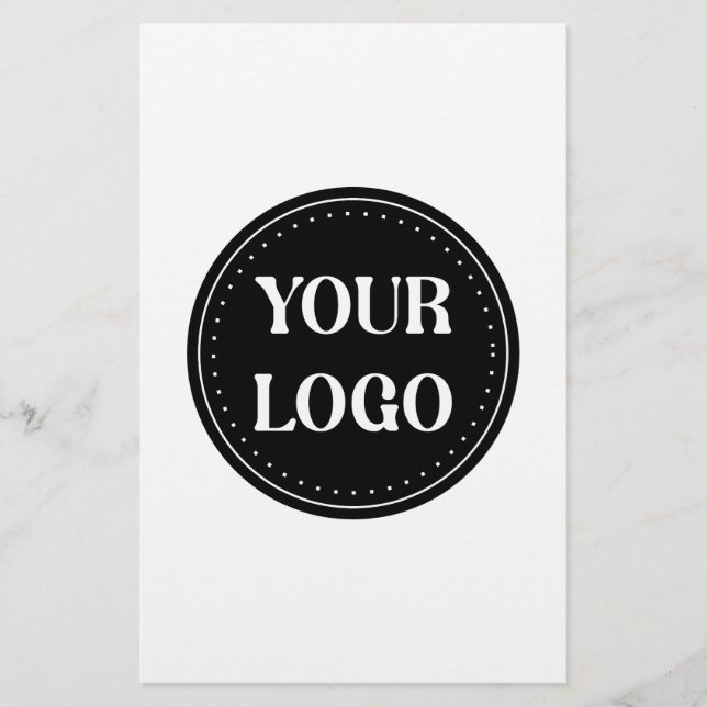 Schmal, modern, poliert und anpassbar briefpapier (Vorderseite)