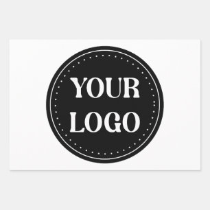 Schmal, modern, poliert und anpassbar geschenkpapier set