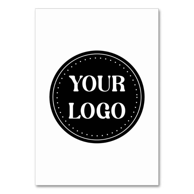 Schmal, modern, poliert und anpassbar tischnummer (Vorderseite)