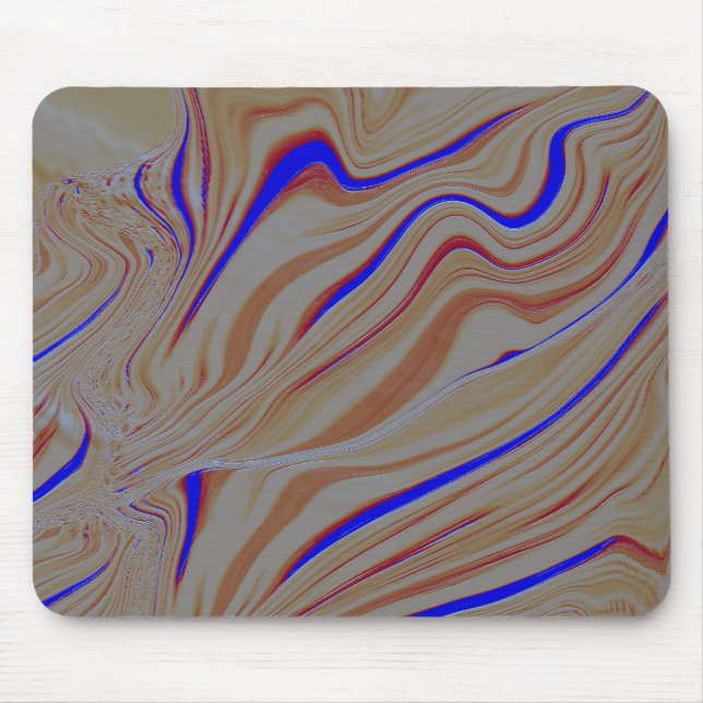 Schmale blaue Streifen zwischen den Schichten verb Mousepad (Vorne)
