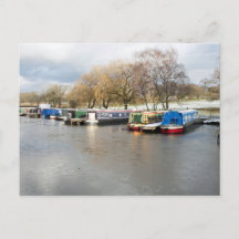 Schmale Boote Winter Higher Poynton