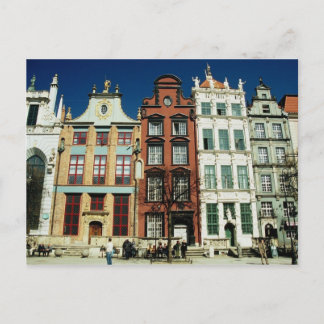 Schmale Häuser Postkarte