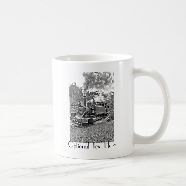 Schmaler Gage Steam Train Puffing Motor Kaffeetasse (Rechts)