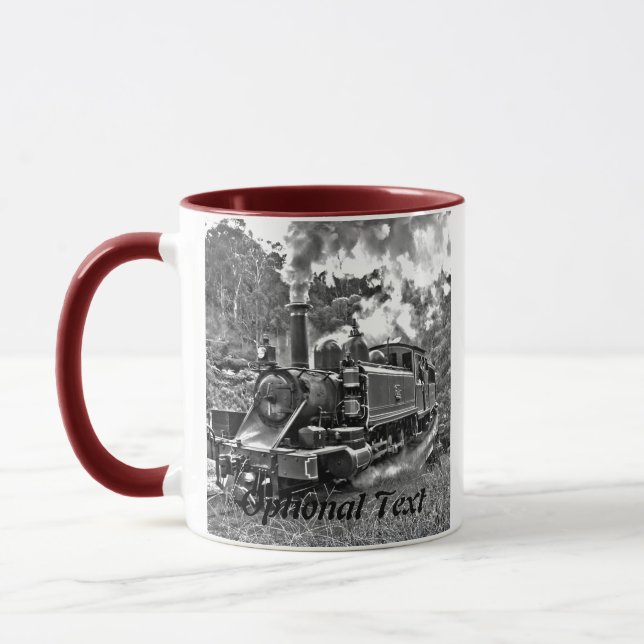Schmaler Gage Steam Train Puffing Motor Tasse (Links)