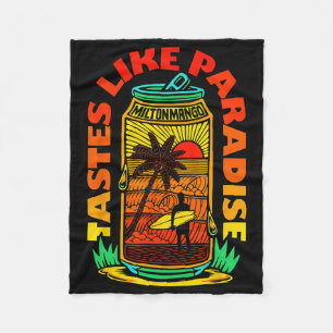 Schmeckt wie Paradise Milton Mango Surfing Sunset Fleecedecke
