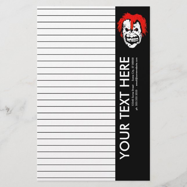 schmeißen. briefpapier (Vorderseite)