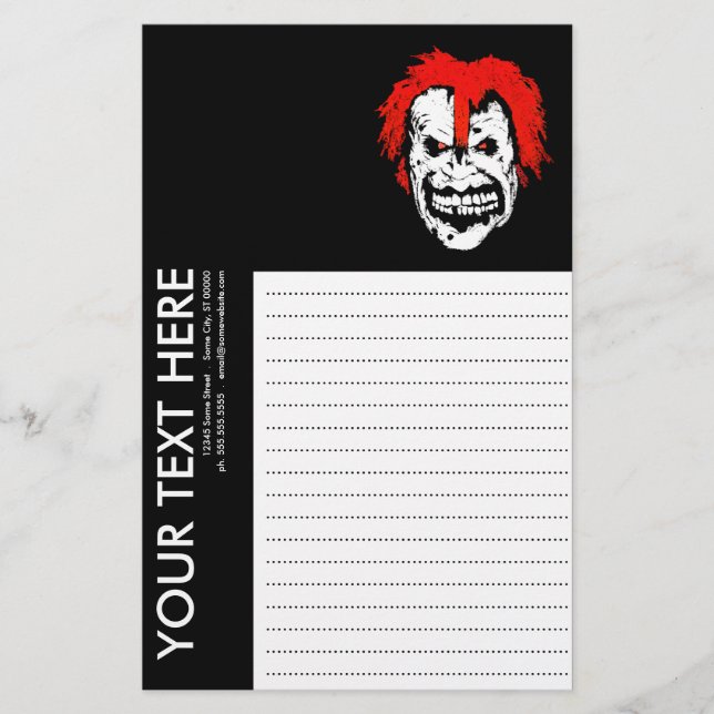 schmeißen. briefpapier (Vorderseite)